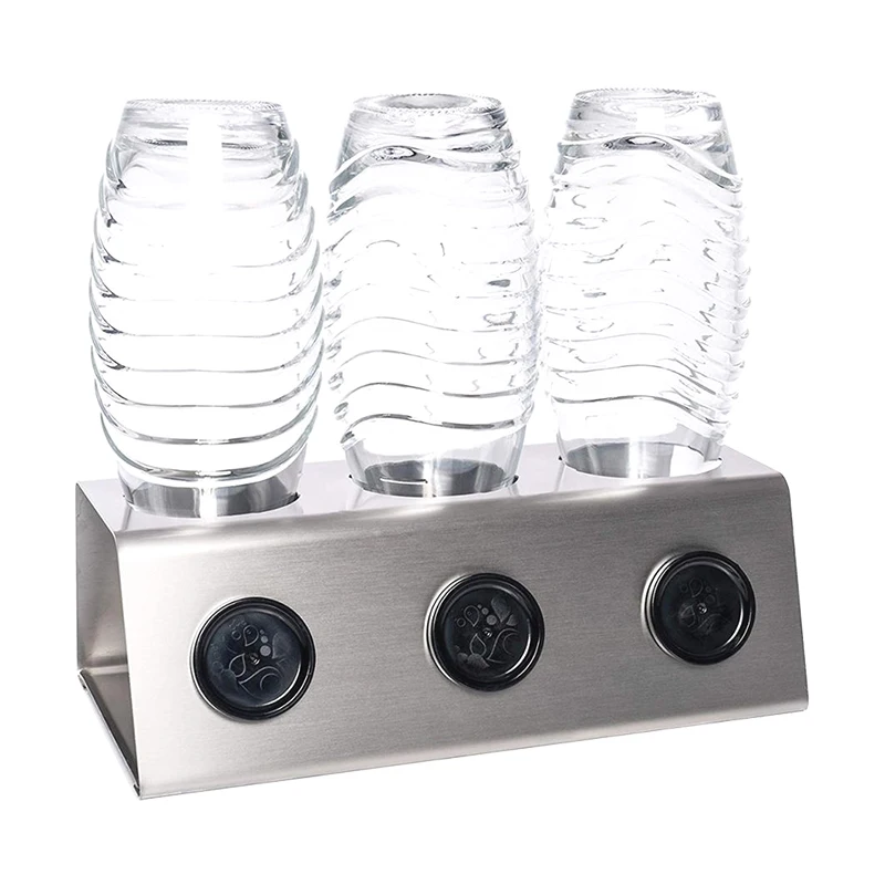 
Best selling Soda stream flaschenhalter metal bottle holder soda Abtropfgestell 