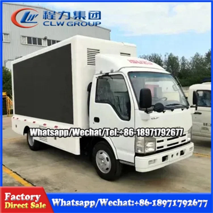 Mobile Led Advertising Truck P3 P4 Led Screen Truck Full Color Led Display Truck For Sale