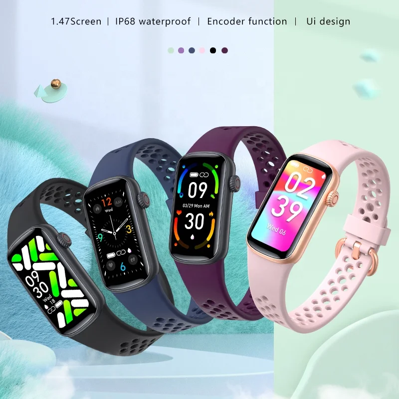 Factory Wholesale Fitness Band Smart Watch H91 IP68 Waterproof Smart Bracelet Watch Ladies Smartwatch