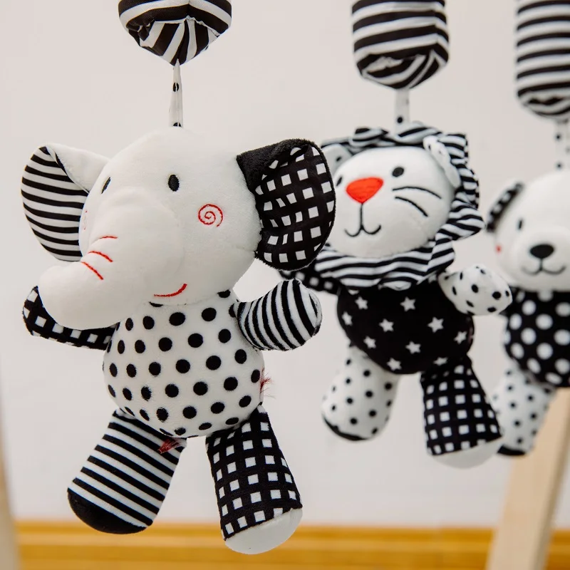 Изысканная ручная работа детская активность животное кроватка колокольчик подвеска подставка детский мобильный телефон