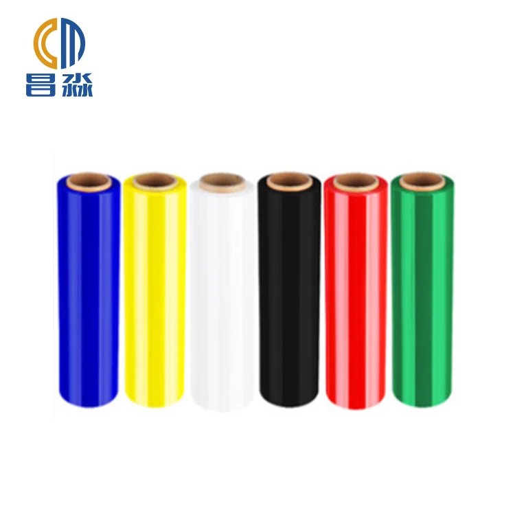 Packaging Custom Color Dust-proof Film High Tensile Strength Pe Stretch Film