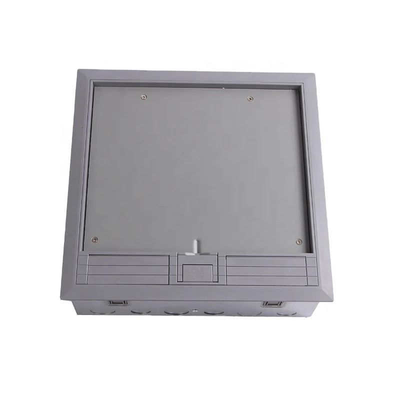 Напольная пластина для розеток 13 А, сервисные электрические розетки, напольная коробка