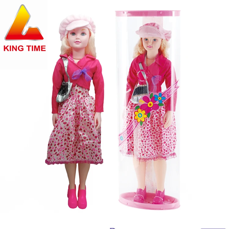 Most Popular Funny Toys Plastic Dress Up Doll Barrel Packing Custom OEM Making Vinyl Doll Manufacture For Girls