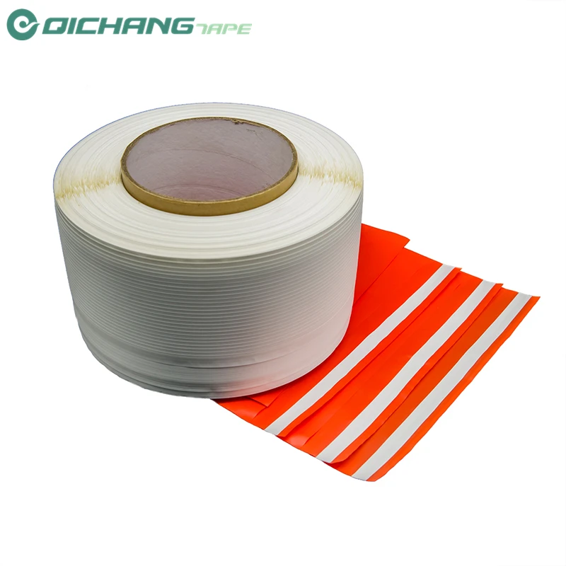 Shanghai Qichang factory large quantity PEPA film permanent bag sealing tape with strong hot melt adhesion
