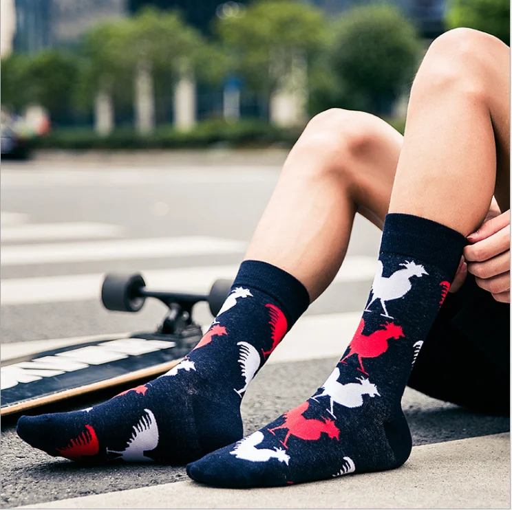 
Casual Cotton Socks Design Multi-Color Fashion Dress Mens Socks 