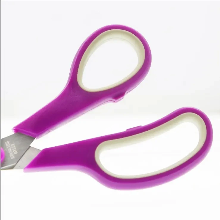 Customized Big Student Scissor 8.4 inch Safety Stainless Steel Scissors and Stationery Office Scissors for Home Office
