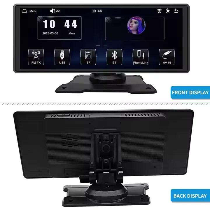 9.3 inch pnd wireless android carplay car BT player portable audio and video system