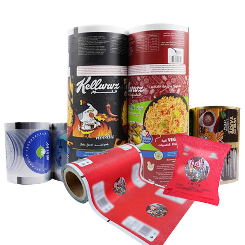 Custom Printed BOPP Flexible Package Biodegradable Laminating Aluminium Plastic Food Packaging Film Roll