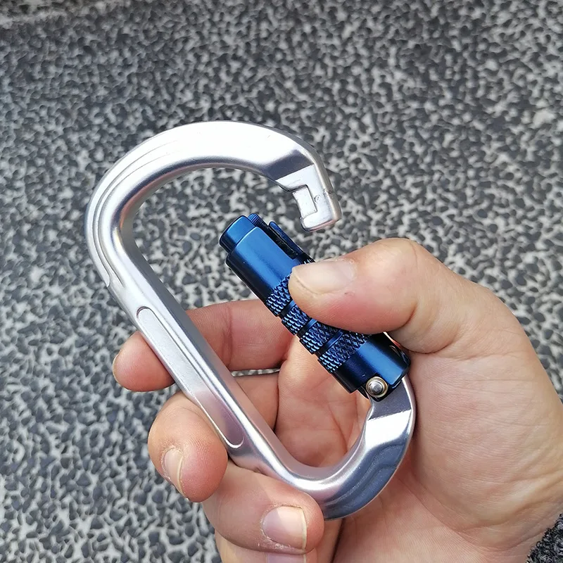 Bilink hammock d ring locking carabiner hook aluminum alloy  climbing carabiner