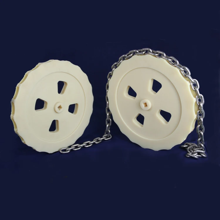 Competitive Price nylon plastic internal ring gear Chain and nylon sprocket wheel chain gear wheel
