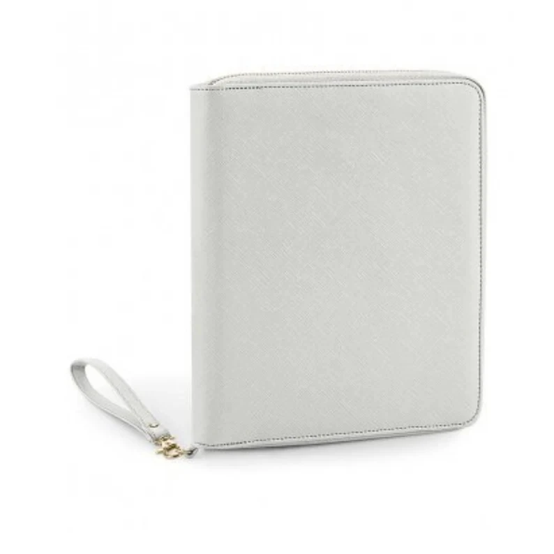 Personalized Travel Document Folder Wallet Organizer A4 Size Notebook Cover Office Zippered Passport Holder Leather Portfolio