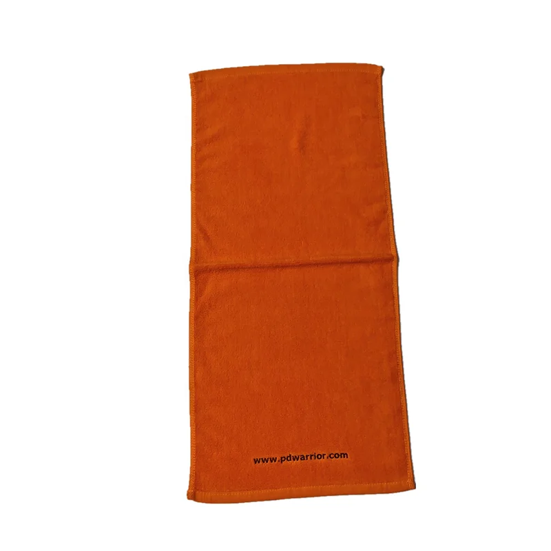 100% cotton Custom Embroidery Logo Small order hand face towel/sport towel/gym towel with logo