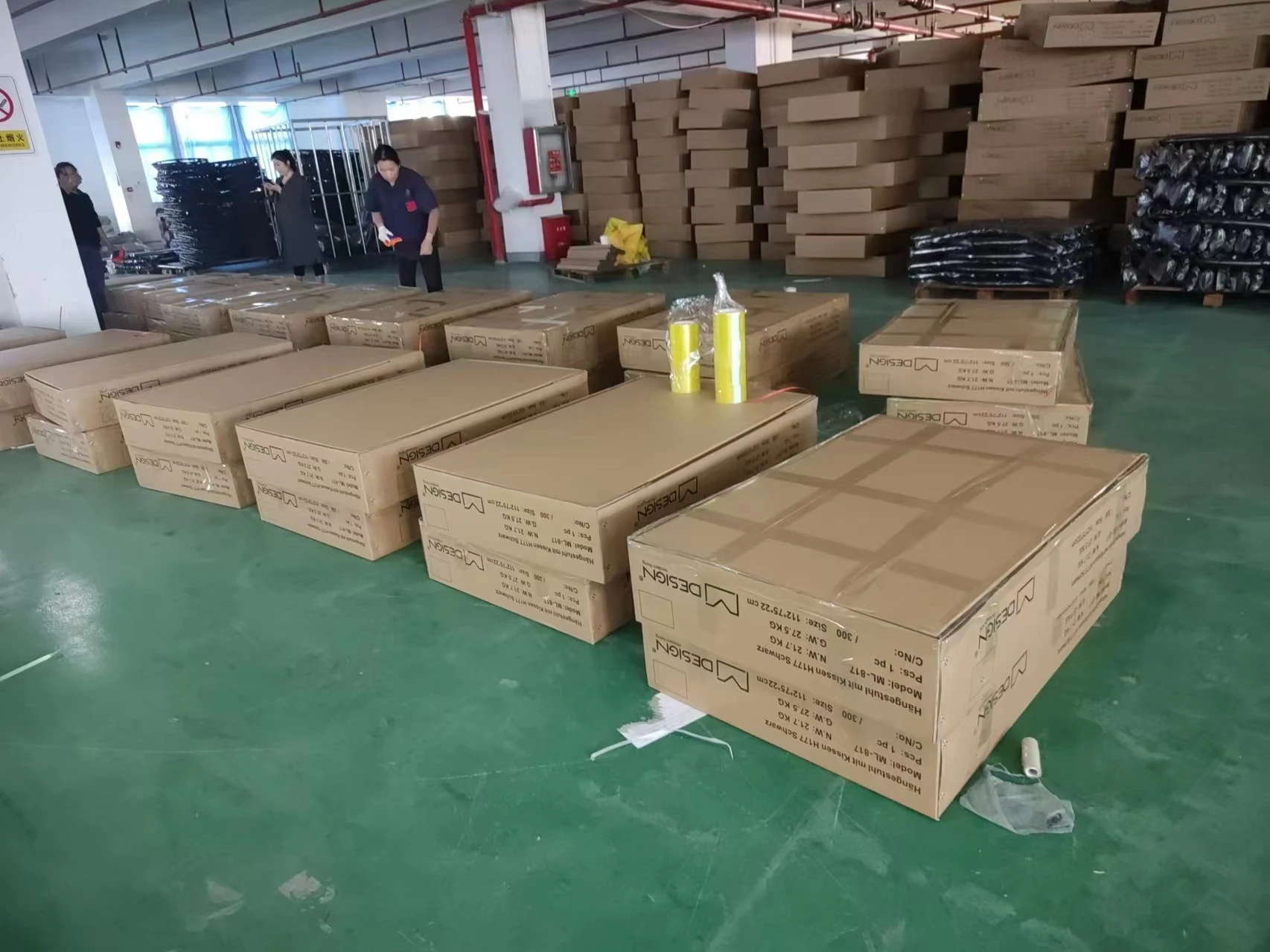 DAIJIA Comfortable  teslin KD folder carton packagers Relaxing Hanging Swing  Garden Chair