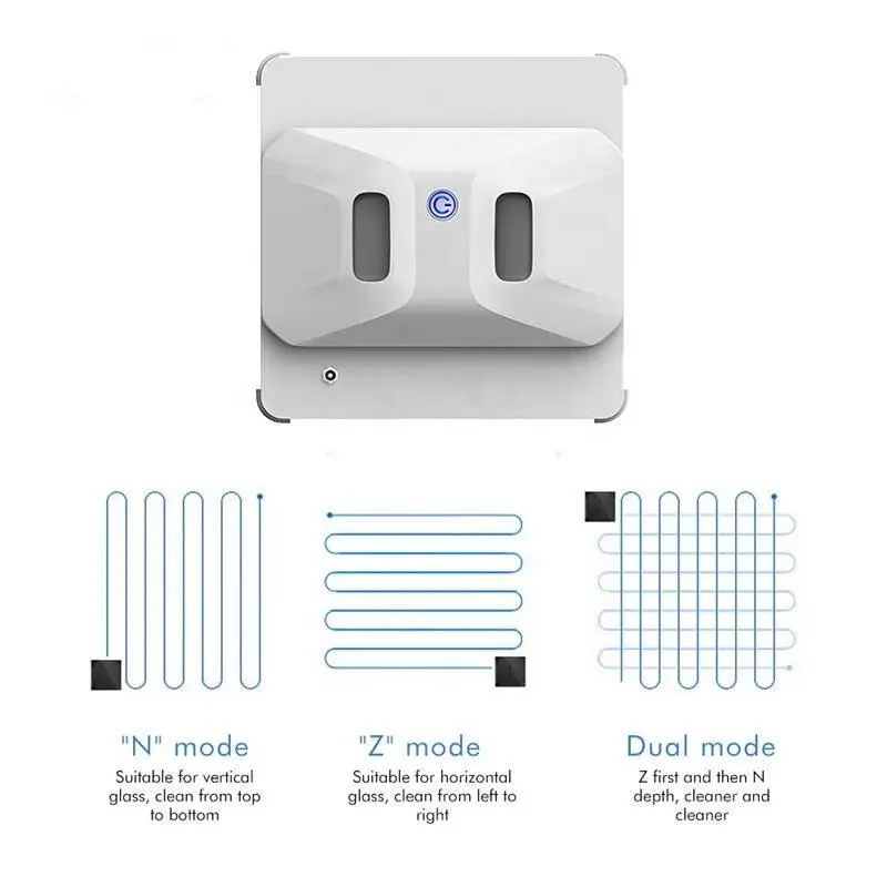 Remote Control Cleaner Robot For Window Anti-falling Automatic Electric Robot Window Cleaner Glass Cleaning For House