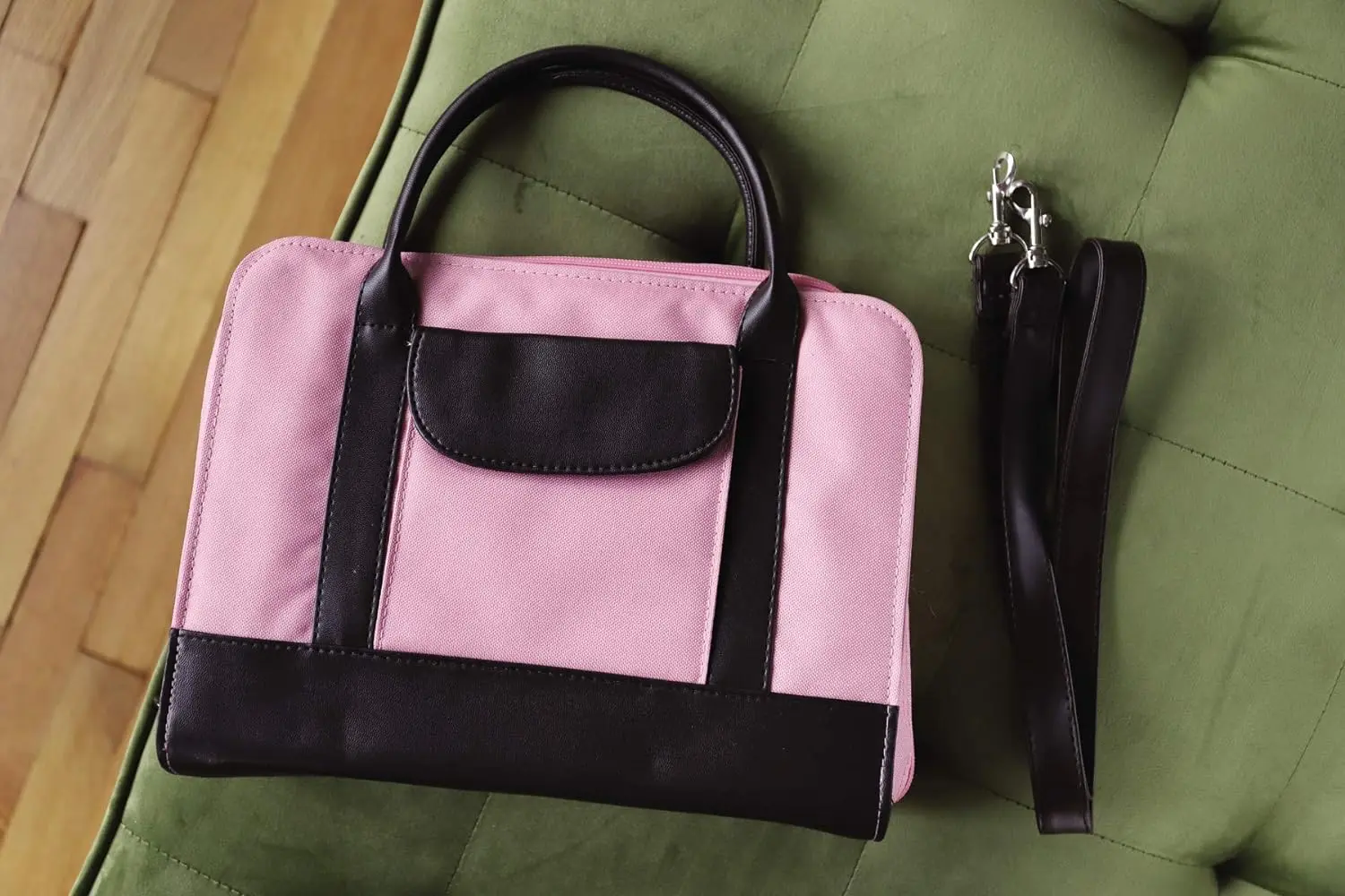 Durable Handle Look Accents Bible Study Zippered  Bible Case Nylon Leather Bible Cover Bags