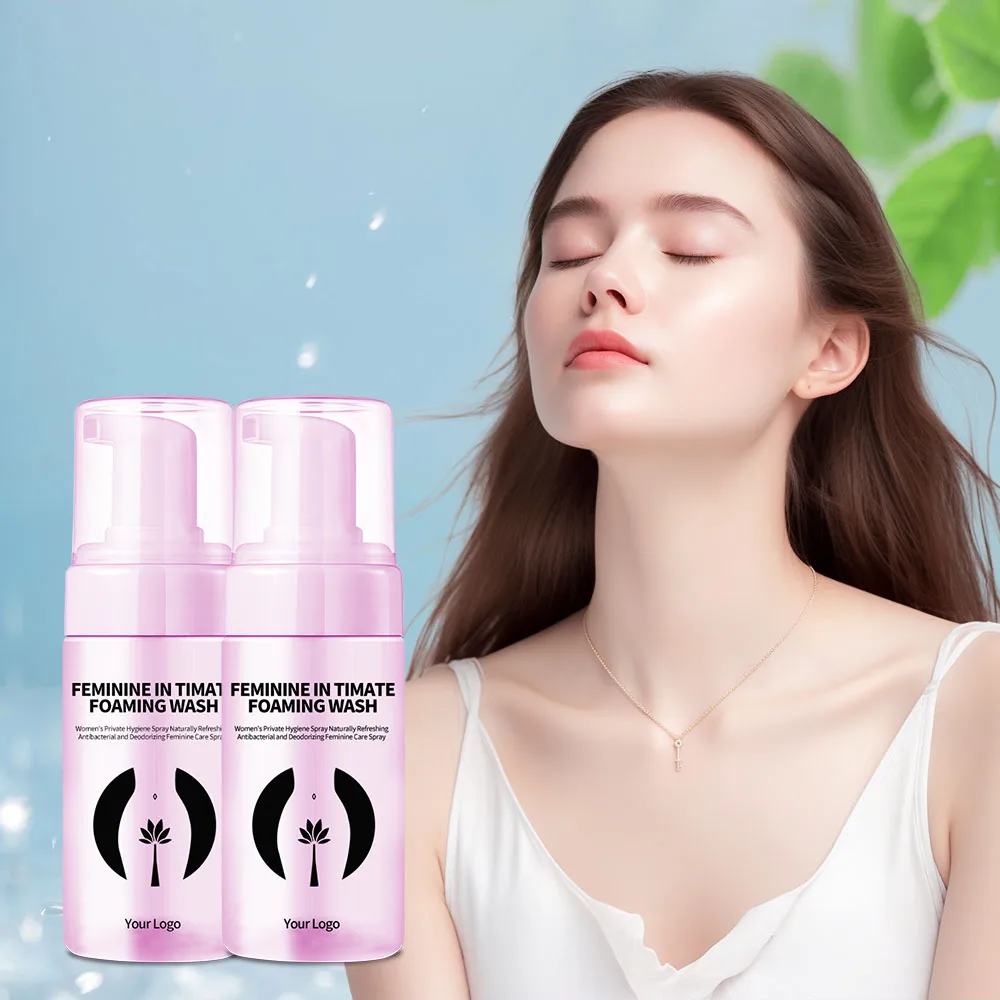 Rose Wash Feminine Hygiene Care Cleansing Mousse PH Balanced Vagina Cleanser Female Intimate care Deodorant Foam Cleaner