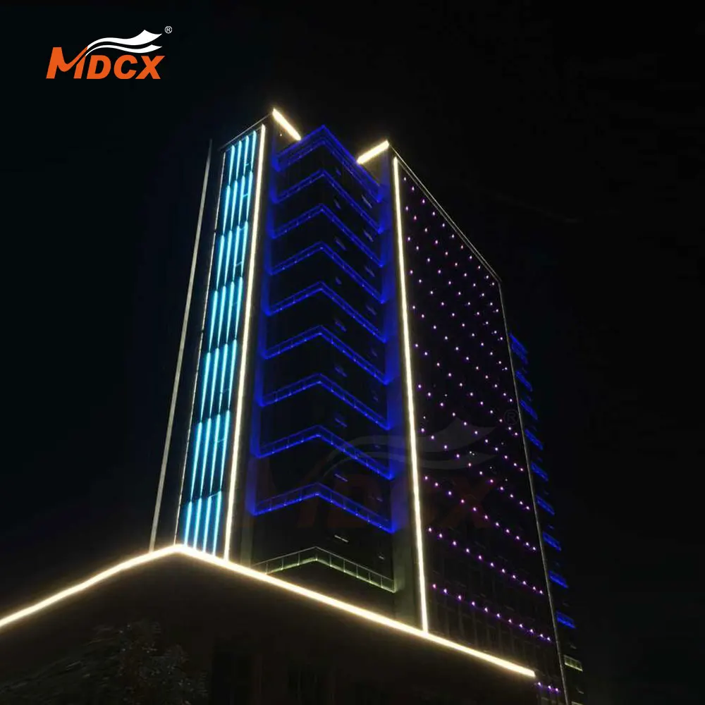 Building Facade Lighting Outdoor Led Lights RGB Led Bar DMX Wall Linear Profile Light