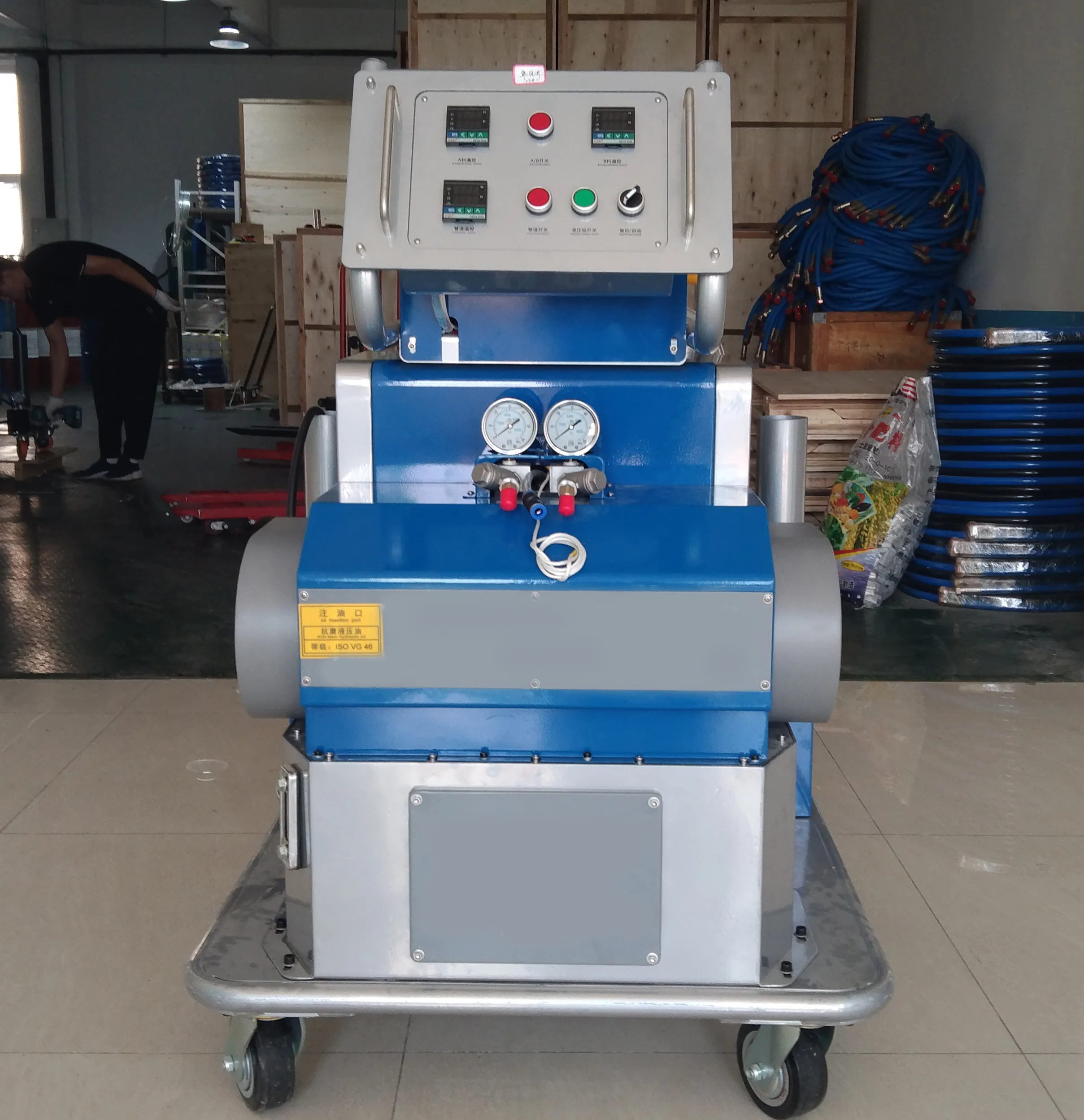 PU Foam Packing Machine Pneumatic Polyurethane Spray Machine  for  heat preservation
