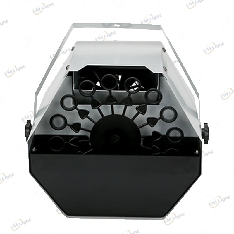 Silver Iron Single Wheel Manual Remote Control Pressing Party Bubble Machine