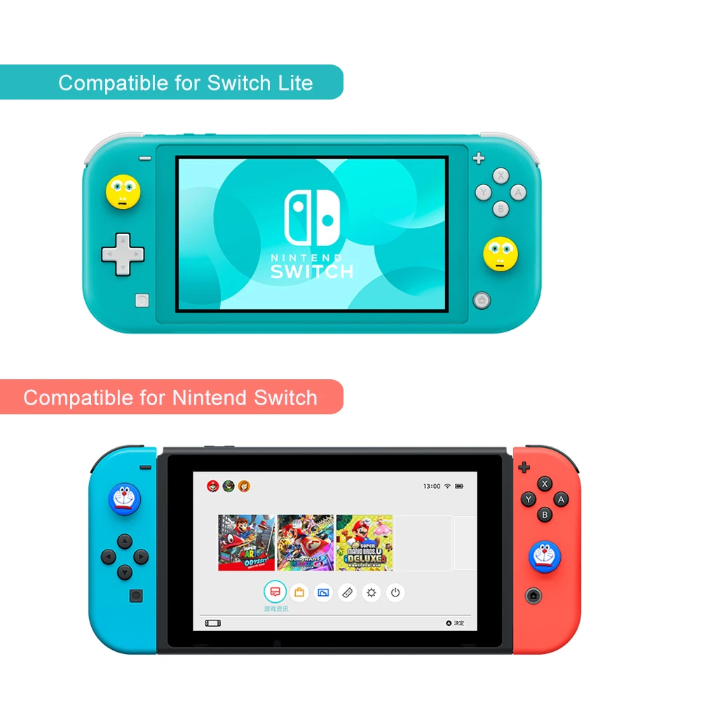 Solft Silicone Case with Thumbstick for Nintendo Switch Controller Grip Joy-con Cover