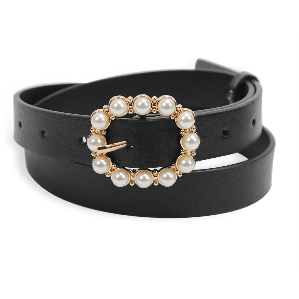 Customized Belt Manufacturer Design Luxury Leather Belt Women Decorative Waist Belt for Lady