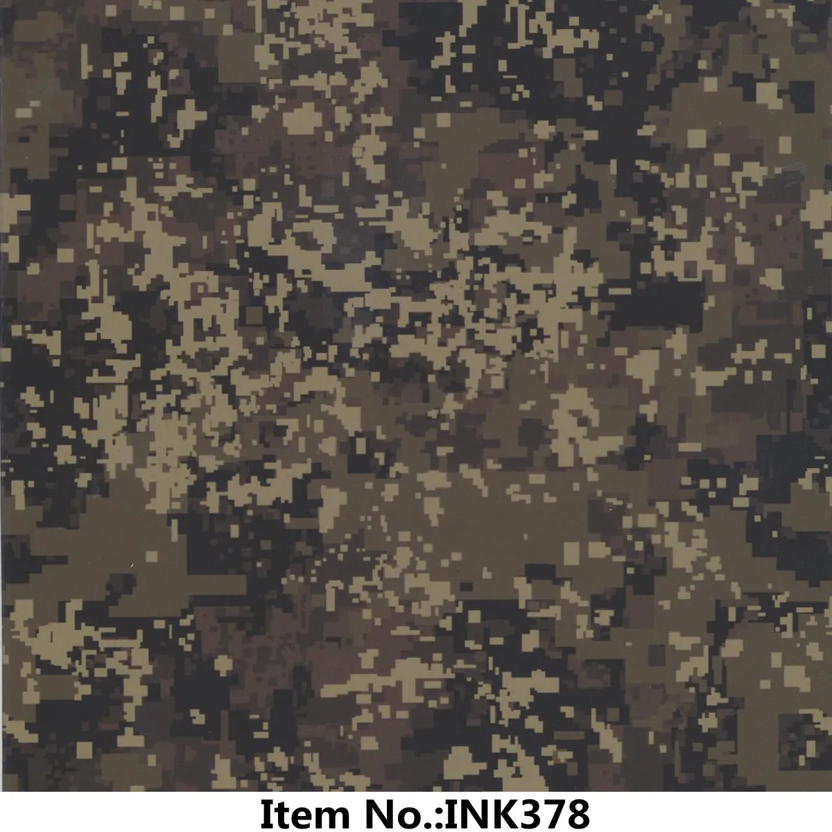 INK378 skull camo pva water transfer printing film, cubic hydrographics