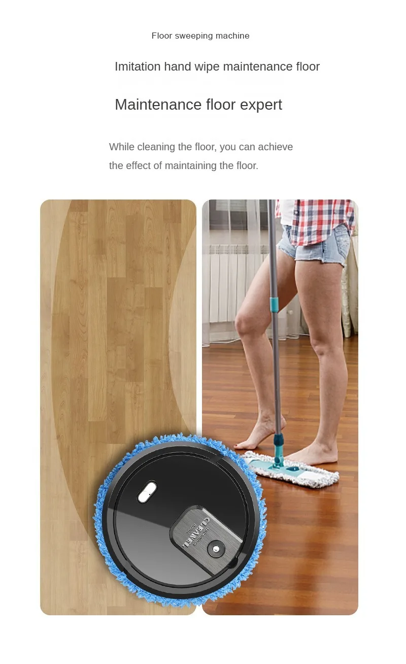 Debot Robot Vacuum Cleaner Wet Dry Mop Cleaning Function Electric USB-Powered Infrared Plastic EU/US Options Household Use