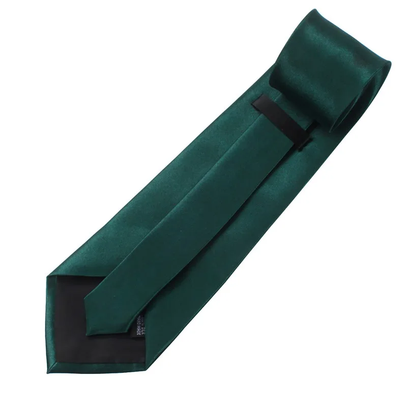 Mens Plain Ties Silk Neck Tie Bowtie Solid color Groom Ties 10cm Wide Neckties