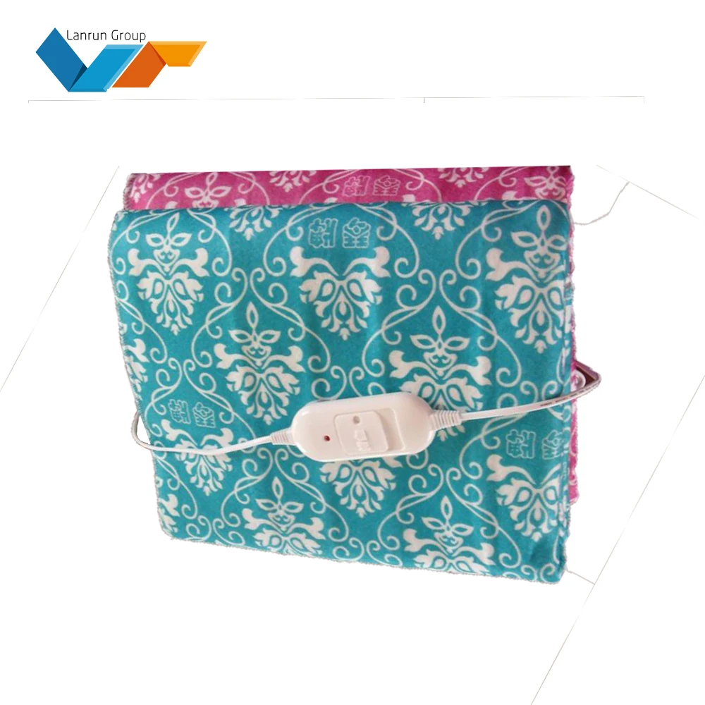 220V GS,CE,ROHS,REACH Certificate Luxury Polar Fleece Electric Heated Under Blanket