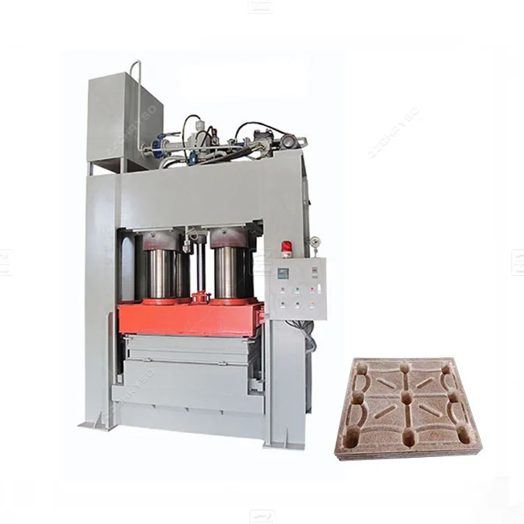 Hot Press Wooden Pallet Making Machine hydraulic Compressed Wood Pallet Making Machine