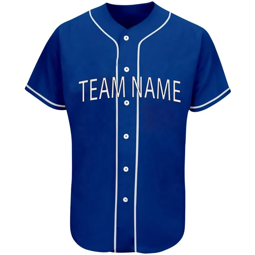 Quickly Customize Your Design Casual Fashion Striped/Plaid/Solid Color Printing/Embroidered Baseball Uniform Jersey