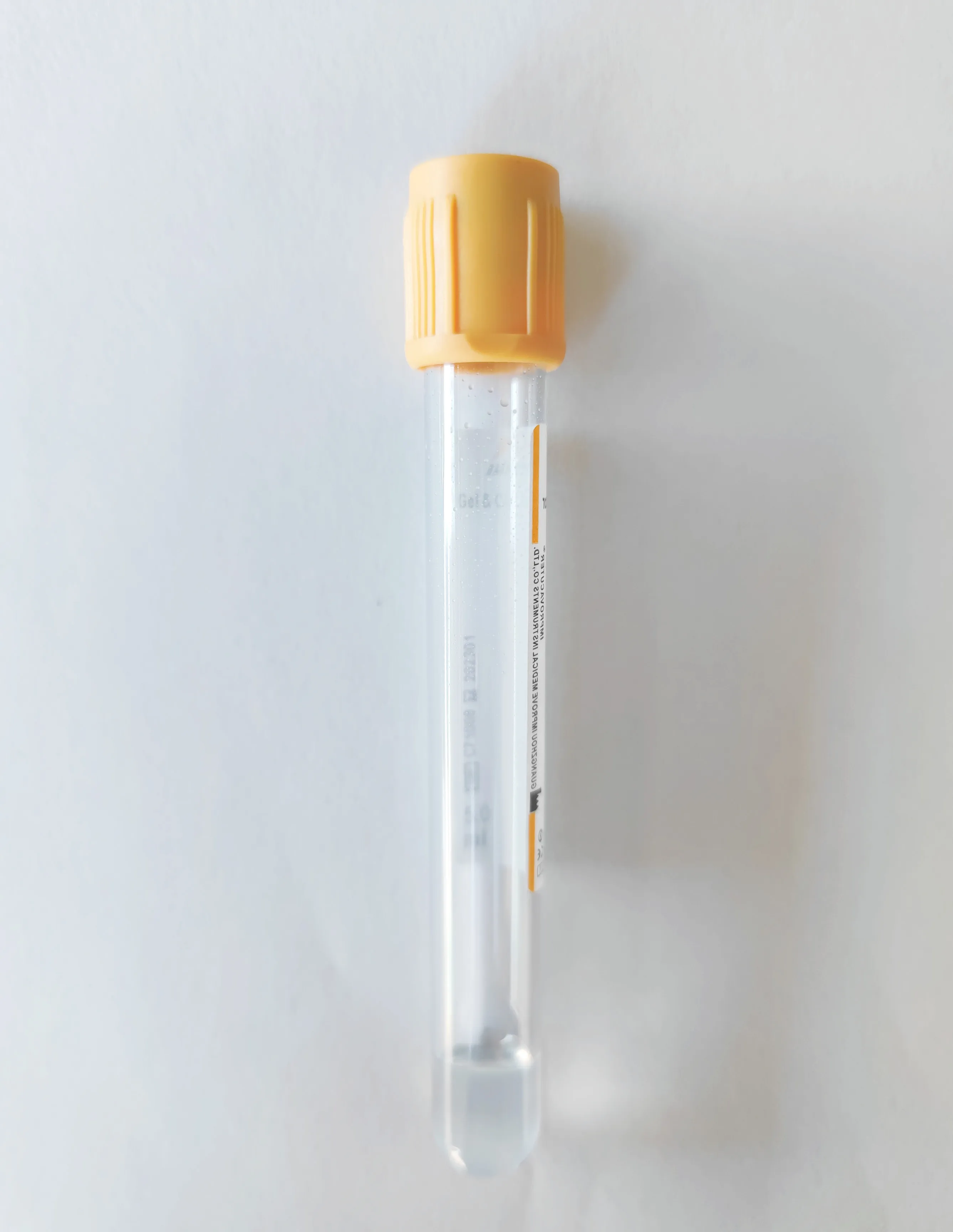 Factory Disposable Serum Biochemistry Examination plain tube with Clot Activator vacuum blood collection activated clotting tube