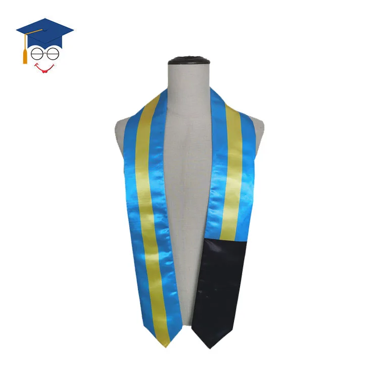 Bahamas Flag Graduation Stole Graduation Sash Graduation Scarf