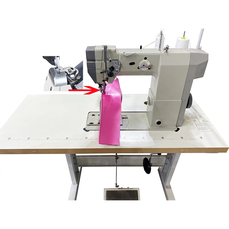 HH 9910 9920 direct drive Single needle  double Needle roller presser foot Post Bed sewing machine for shoes production