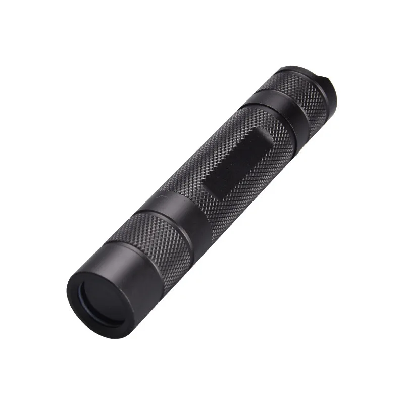 Mini Pocket Waterproof Black Mirror 18650 Battery UV Purple LED Torch with IP65 Rating for Jade Identification and Detection