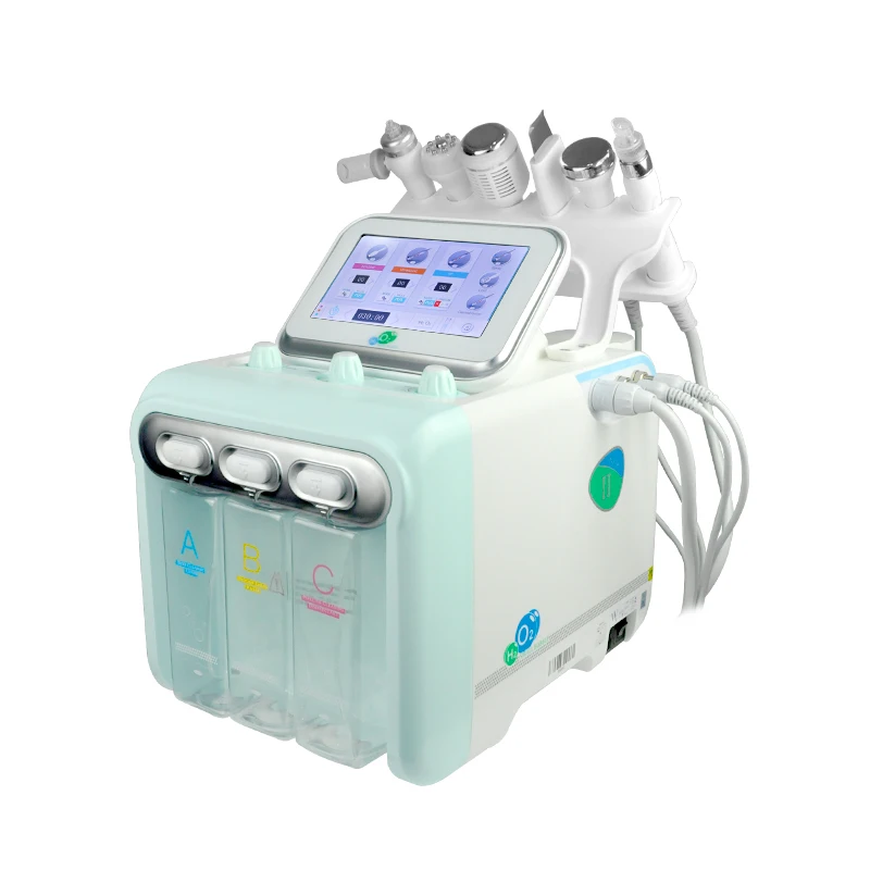 2024 7 en 1 Hydra Microdermabrasion Facial Machine Diamond Dermabrasion 6 in 1 Hydro Facial Machine