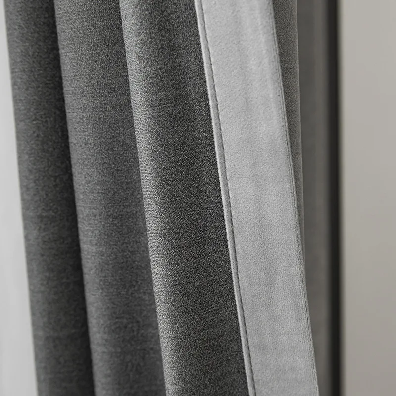 1200g Luxury Thick Belgian Velvet Curtain High Blackout Velvet Curtain For The Living Room Dropshipping