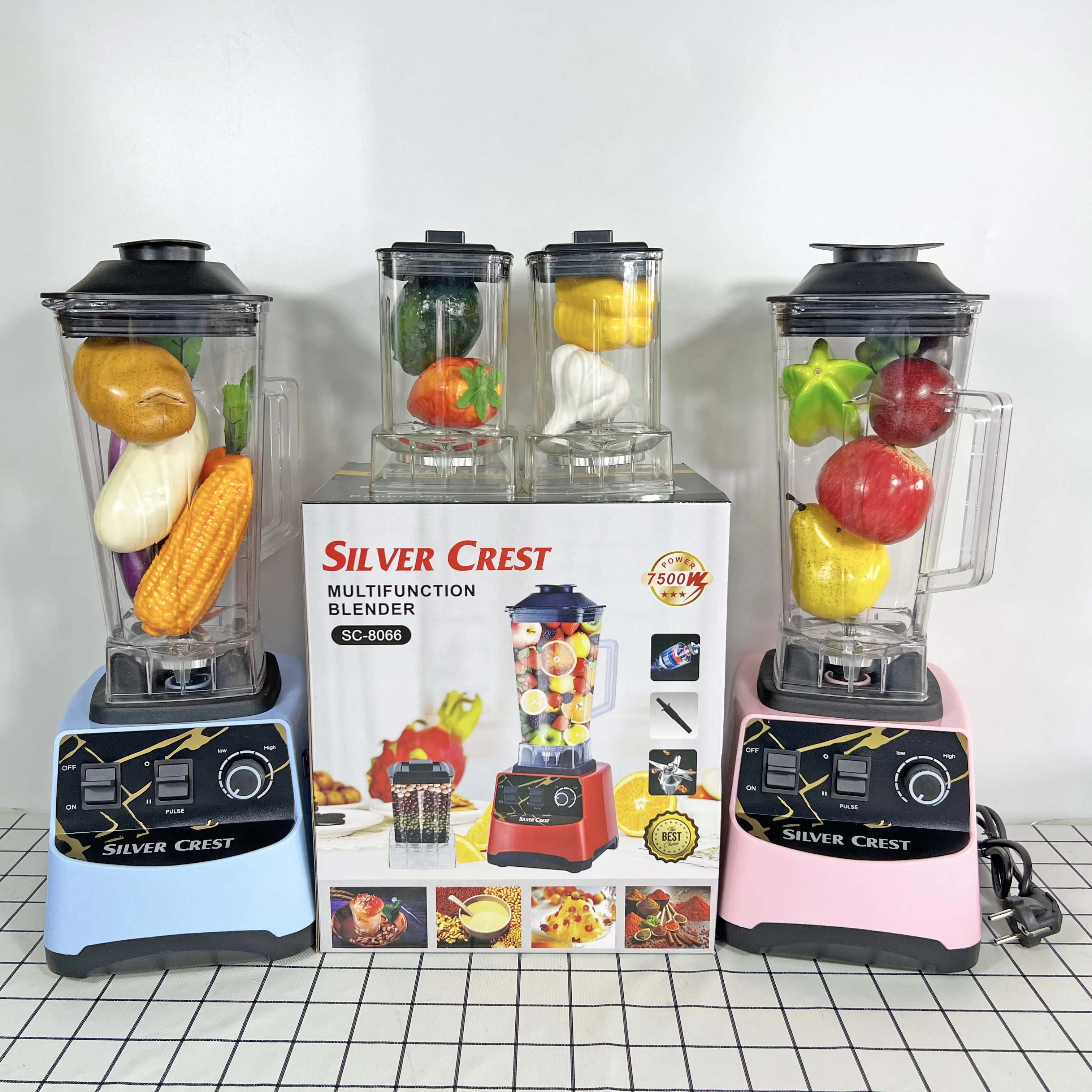 Lowest price high quality portable juicer 7500w SC-8066  silver crest  blender