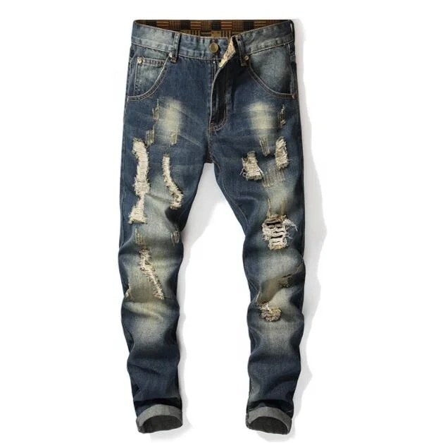 Новейшие мужские джинсы больших размеров для мужчин