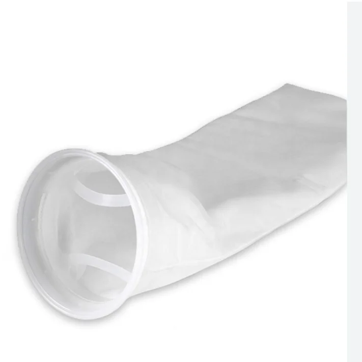 5 Micron Liquid Filter Bag Plastic Ring Welded Liquid Filter Bag PP/PE/Nylon Mesh Water Filter Bags Non-woven Oil Filter Fabric