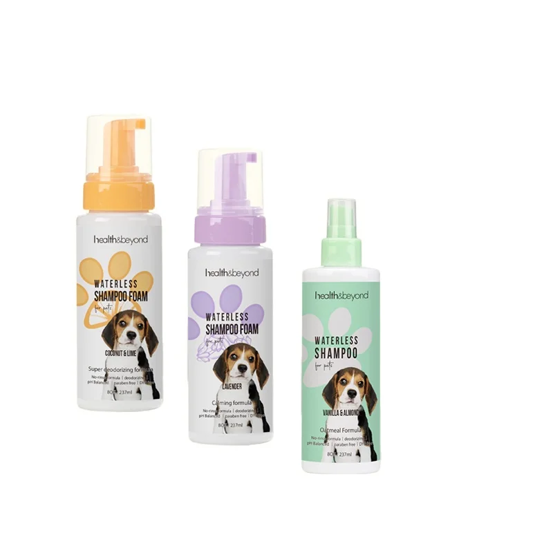 dog shampoo and conditioner rebranding natural Dry Shampoo for Dogs or Cats dog shampoo bulk