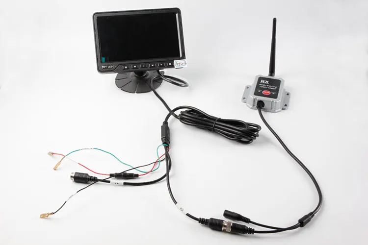 2.4G Wireless Video Transmitter & Receiver For 12V Car Rear Backup View Camera