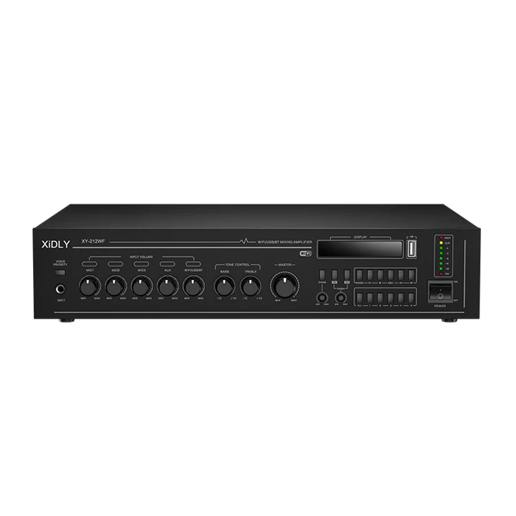 XIDLY- Professional Pa System WIFI/USB/BT Portable Mixing Amplifier With Bt