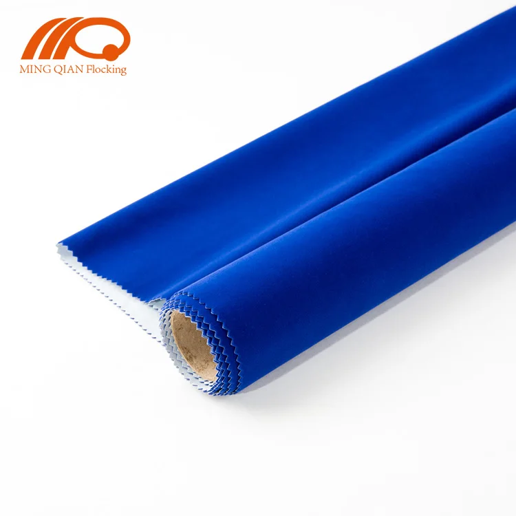High Quality Hot Sales Rayon Cloth Based Long Pile Flocking Fabric for Jewelry Box Glasses Case Lining