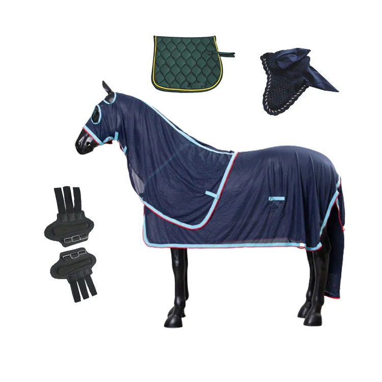 All Purpose Saddle Pad Ripstop And Mesh Summer Combo Fly Blanket Sheet Waterproof Horse Rug