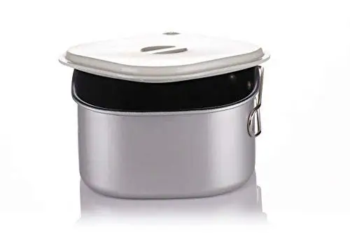 High on Demand Aluminum Dual Voltage 110 220V Cooker 350 W 1.3 L 6 Inches Black from Indian Exporter