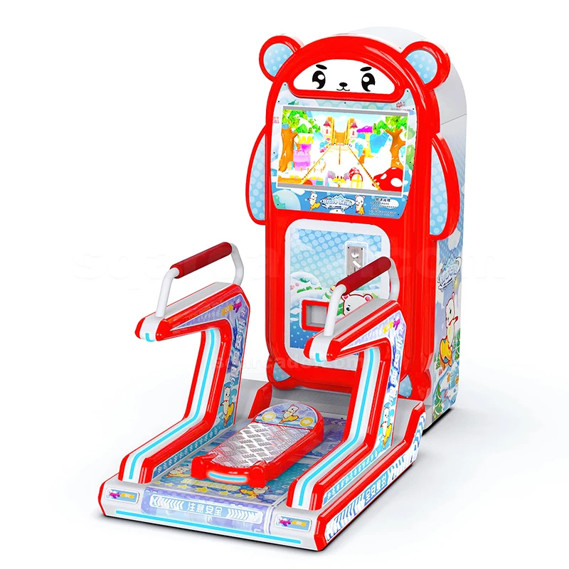 Amusement arcade ski machine coin operated kid ski hero skiing video game machine for sell