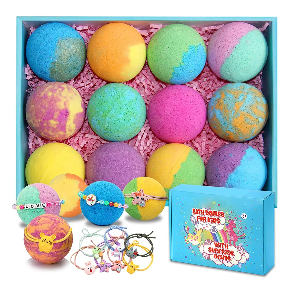 Лидер продаж, Детские роскошные спа-шары с сюрпризом, набор ручной работы, пузырьки, мячи для девочек и мальчиков, игрушки, Бомбочки для ванны