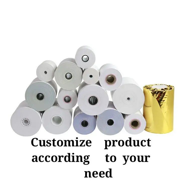 Горячая Распродажа, оптовая цена, 58 мм рулоны термобумаги с голубым изображением