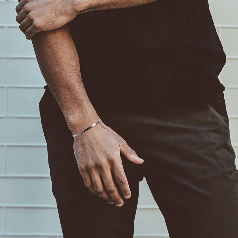 Popular INS 925 Sterling Silver 18K Gold Plated Chunky Snake Chain Bracelet Necklace Jewelry